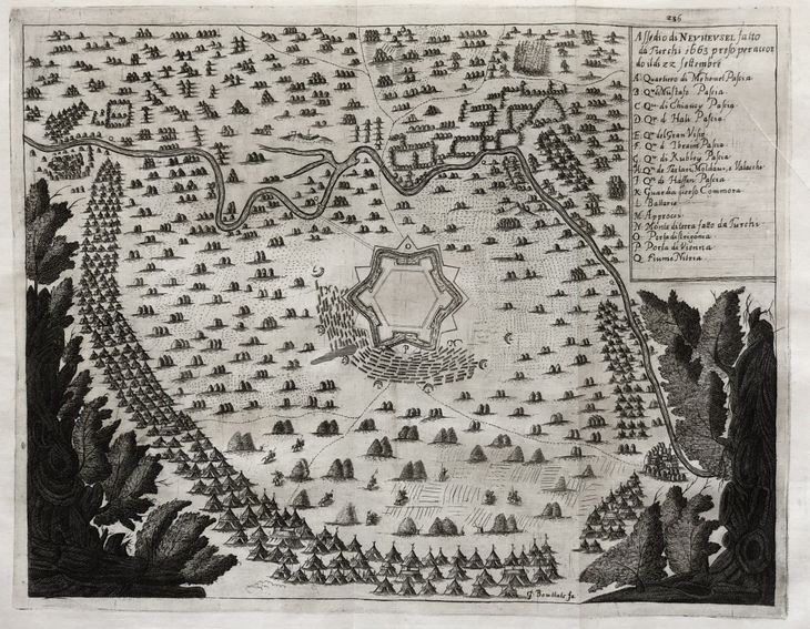 Obliehanie Nových Zámkov turkami v septembri 1663 - 1