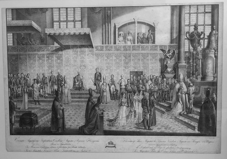 Korunovácia Karolíny Augusty za uhorskú kráľovnú 25. septembra 1825 - 1